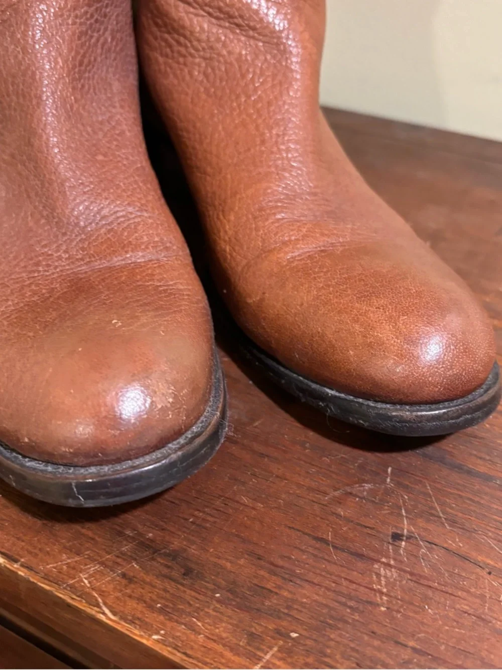 Prada Tall Leather Boots Size 38.5 - Picture 5 of 10